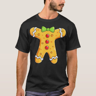 Gingerbread Man Costume Halloween Christmas Boys G T-Shirt