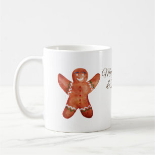 Gingerbread Man Custom Holiday Mug