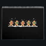 Gingerbread Man Cute Christmas Holiday Baker  Calendar<br><div class="desc">Gingerbread Man Cute Christmas Holiday Baker</div>