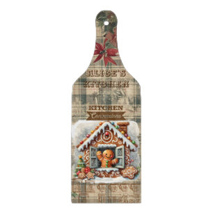 Gingerbread Man Cutting Board: Kitchen Fun! Board