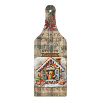 Gingerbread Man Cutting Board: Kitchen Fun! Cutting Board