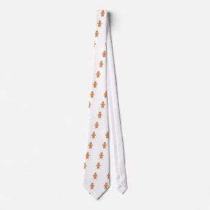 Gingerbread man decoration tie