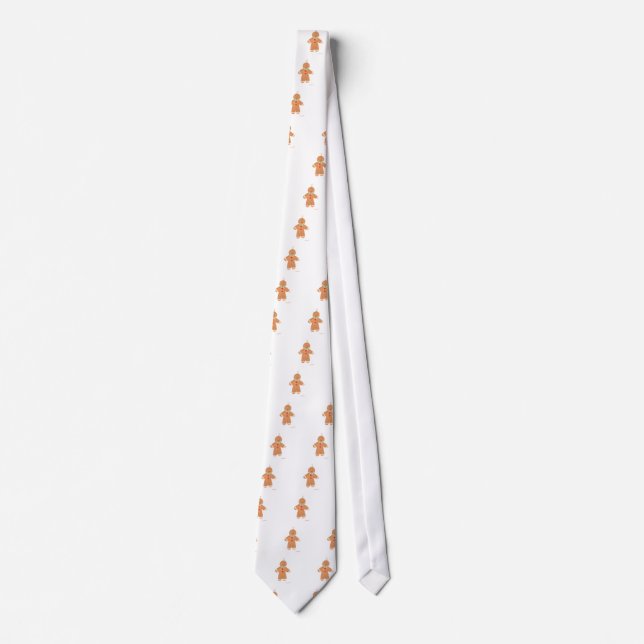 Gingerbread man decoration tie (Front)