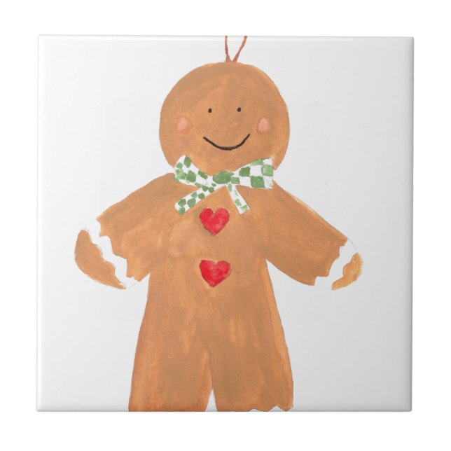 Gingerbread man decoration tile (Front)