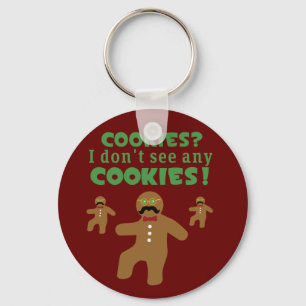 Gingerbread Man Disguise Key Ring