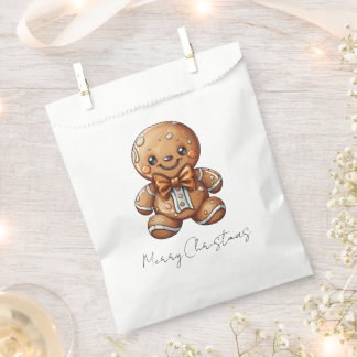 Gingerbread Man Favour Bags