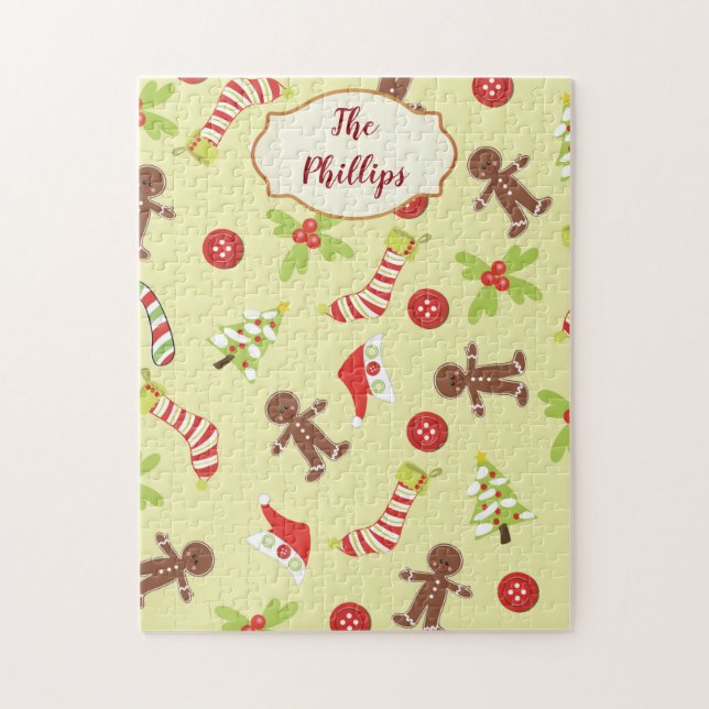 Gingerbread Man Fun Jigsaw Puzzle (Vertical)