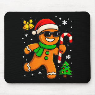 Gingerbread Man Funny Christmas Cookie Costume Bak Mouse Mat
