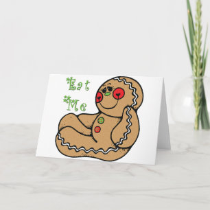 GingerBread Man Funny Christmas Holiday Card