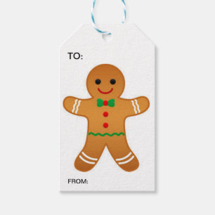 Gingerbread Man Gift Tag