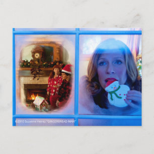 GINGERBREAD MAN Holiday Postcard