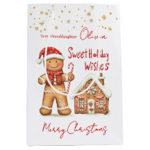 Gingerbread man House Granddaughter Christmas