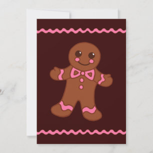 Gingerbread Man Invitations
