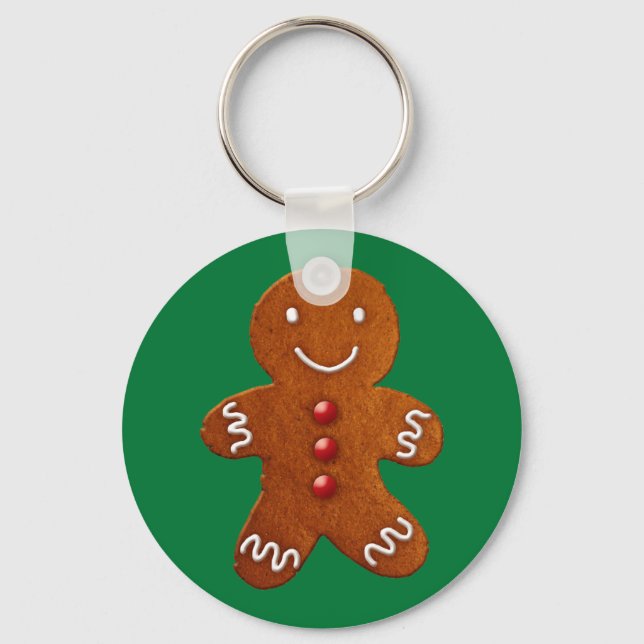 Gingerbread Man Key Ring (Front)