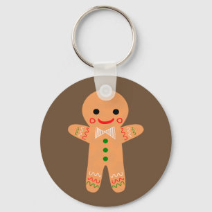Gingerbread Man Key Ring