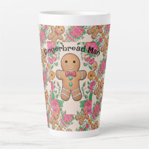 Gingerbread Man Latte Mug