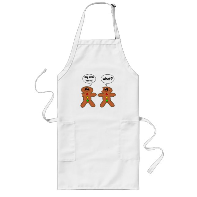 gingerbread man long apron (Front)