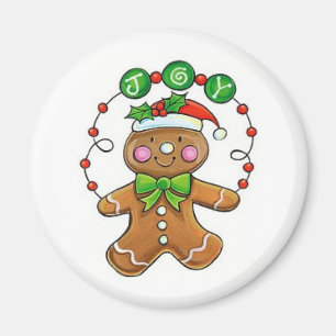 Gingerbread Man Magnet