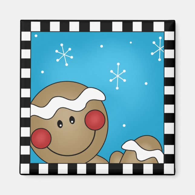 Gingerbread Man magnet (Front)