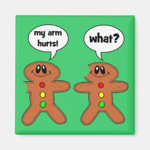Image of gingerbread man Magnet