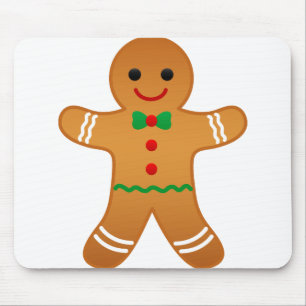 Gingerbread man Mousepad