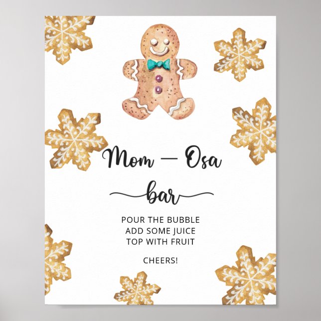 Gingerbread man \ Mum-osa bar  Poster (Front)