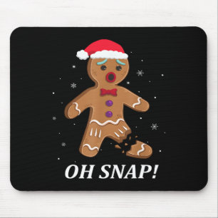 Gingerbread Man Oh Snap Christmas Cookie Costume B Mouse Mat
