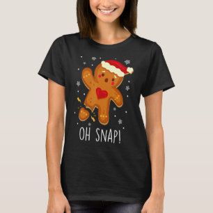 Gingerbread Man Oh Snap Christmas Cookie Costume B T-Shirt