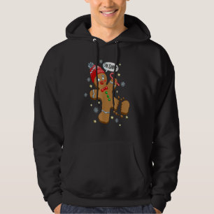 Gingerbread Man Oh Snap Christmas Hoodie
