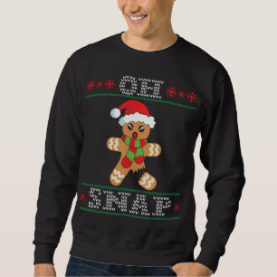 Gingerbread Man Oh Snap Christmas Ugly Sweater