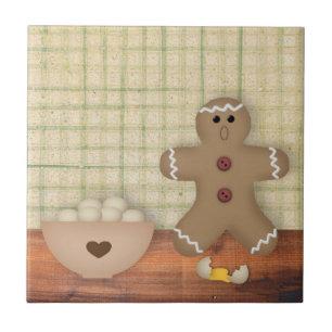 Gingerbread Man Oops Tile