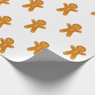 Gingerbread man pattern Christmas Wrapping Paper