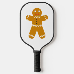 Gingerbread Man Pickleball Paddle