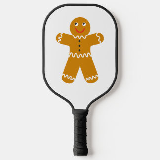 Gingerbread Man Pickleball Paddle