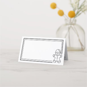 Gingerbread Man Place Card
