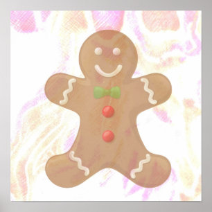 Gingerbread Man Poster