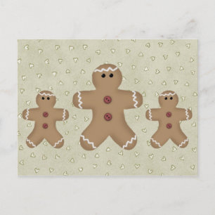 Gingerbread Man Recipe Card