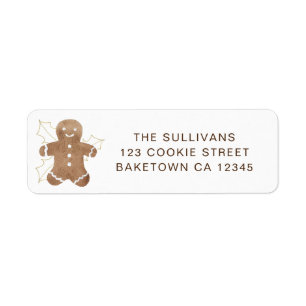 Gingerbread Man Return Address