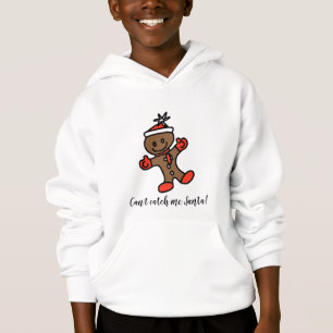 Gingerbread Man Santa Kids Hoodie