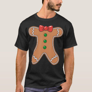 Gingerbread Man Shirt Adult Kids Men Women Cookie