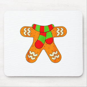 Gingerbread Man Shirt Adult Kids Men Women Cookie  Mouse Mat