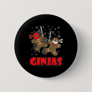 Gingerbread Man Shirt - Christmas In July Gifts 6 Cm Round Badge