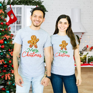 Gingerbread Man Shirt   Christmas T-Shirt 