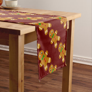 Gingerbread Man Short Table Runner