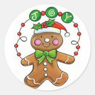 Gingerbread Man Sticker