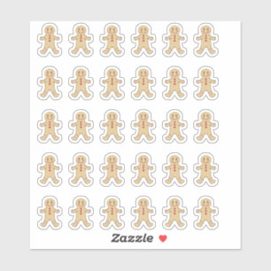 Gingerbread Man Stickers