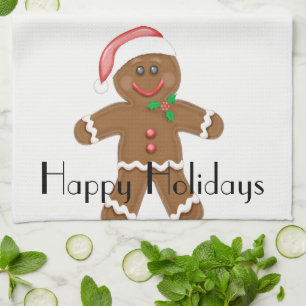 Gingerbread Man Tea Towel