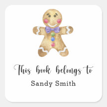 Gingerbread man - This book belongs to