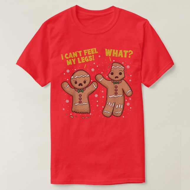 Gingerbread Man Ugly Christmas Sweater  (Design Front)