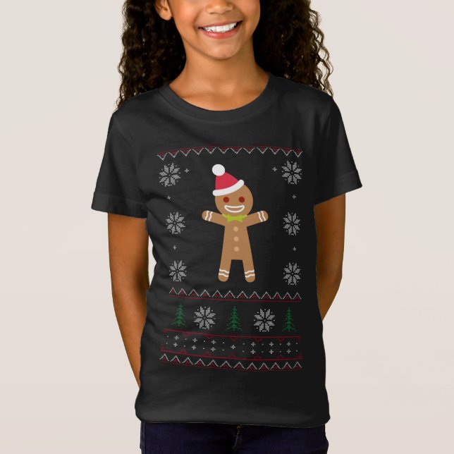 Gingerbread Man Ugly Sweater Christmas (Front)